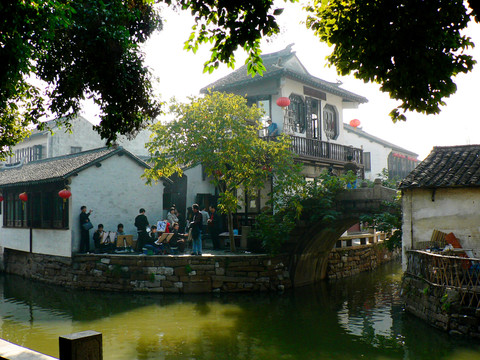 周莊古鎮(zhèn)風(fēng)光