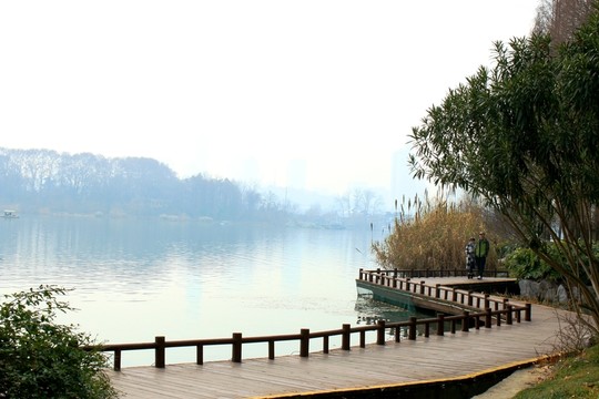 南京玄武湖風(fēng)光 冬日