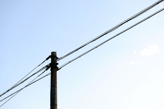 電話線 電桿