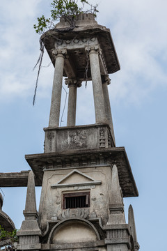 中國(guó)廣東汕頭小公園騎樓建筑
