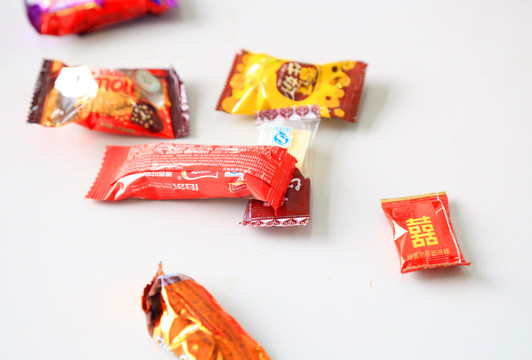 紅色糖果