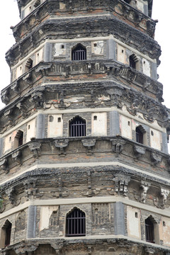蘇州云巖寺塔（局部）