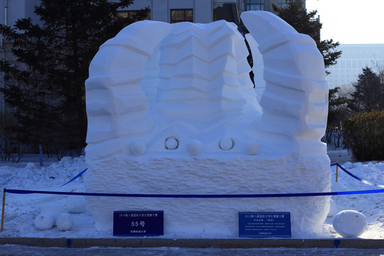 2016國際大學(xué)生雪雕大賽
