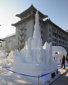 2016國(guó)際大學(xué)生雪雕大賽