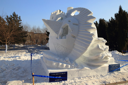 2016 國際大學(xué)生雪雕大賽