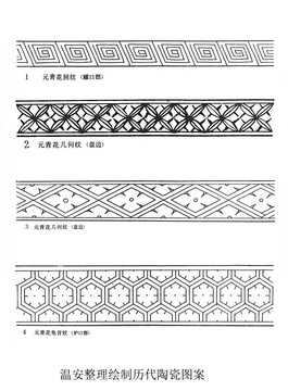 溫安陶瓷圖案整理元代