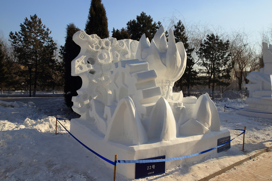 2016國(guó)際大學(xué)生雪雕大賽