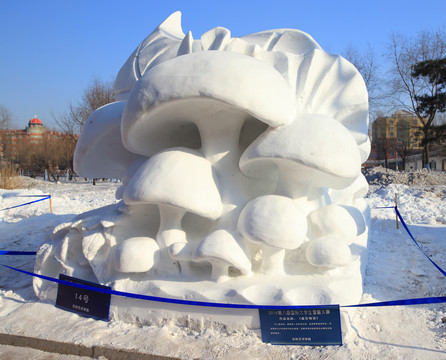 2016國際大學(xué)生雪雕大賽