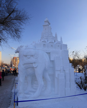 2016國(guó)際大學(xué)生雪雕大賽