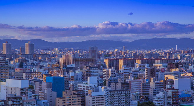 繁華都市建筑群