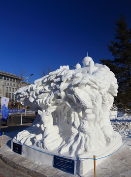 2016國(guó)際大學(xué)生雪雕大賽