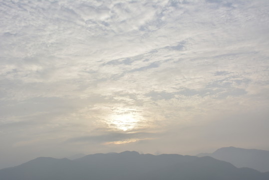 傍晚天空