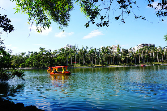 湖泊美景
