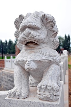 石獅子 石頭雕刻