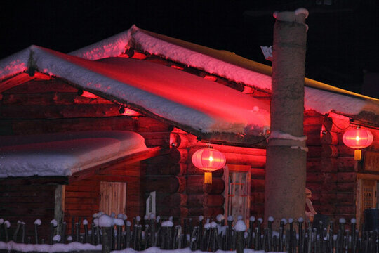 中國雪鄉(xiāng) 雪鄉(xiāng)夜色
