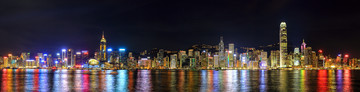香港維多利亞港夜景