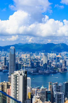 鳥瞰維多利亞港