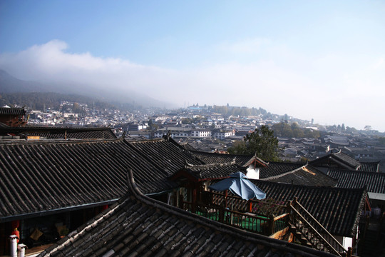 麗江古城全景