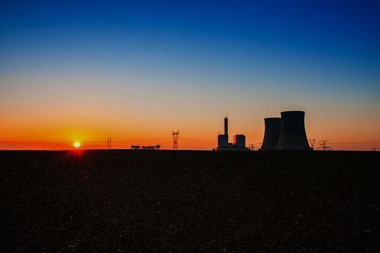 戈壁灘電廠