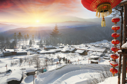 雪鄉(xiāng)風光