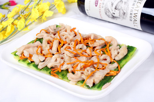 蟲草花肉根蒸勝瓜