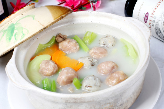 雙丸芥菜煲