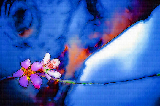 花枝 裝飾畫