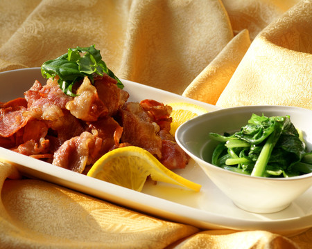 時(shí)蔬培根肉