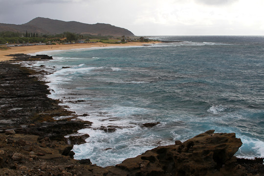 礁石海岸