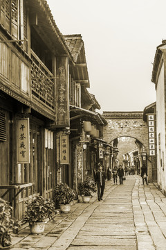 江南古鎮(zhèn)老照片