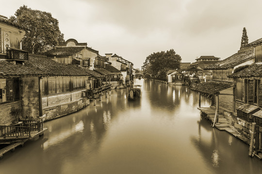 江南古鎮(zhèn)老照片