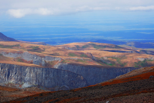 長白山火山地貌風光