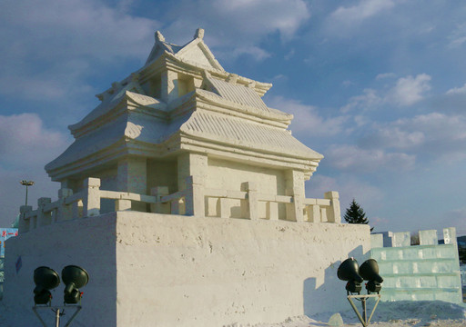 雪雕建筑