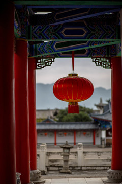 古建紅燈籠