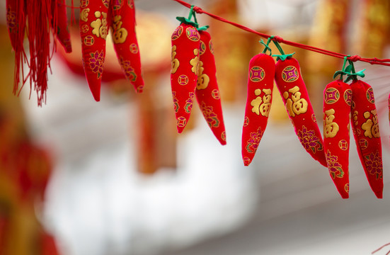 節(jié)日裝飾紅辣椒