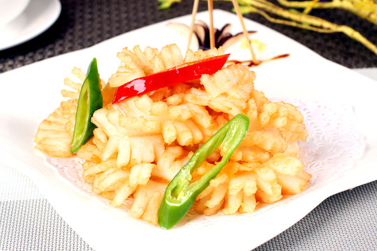 椒鹽墨魚