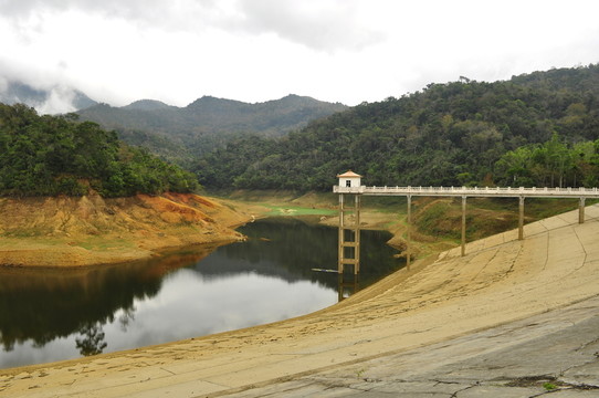 干涸水庫 五指山太平水庫