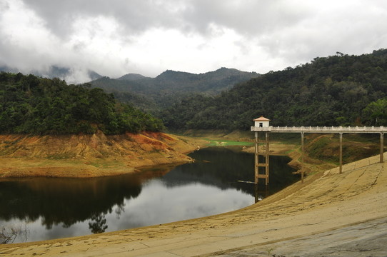 干涸水庫 五指山太平水庫