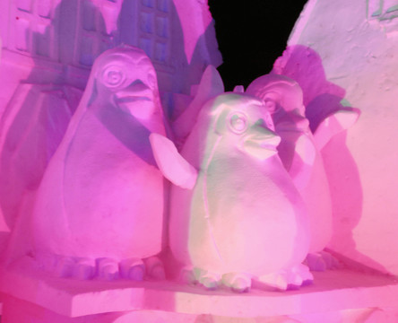 雪雕作品