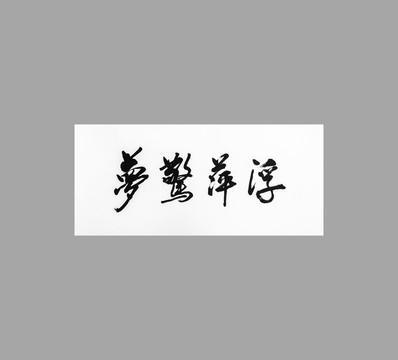 夢(mèng)驚萍浮