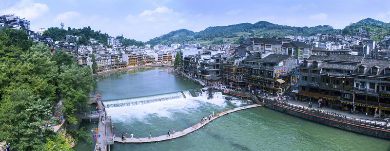 鳳凰古城全景圖