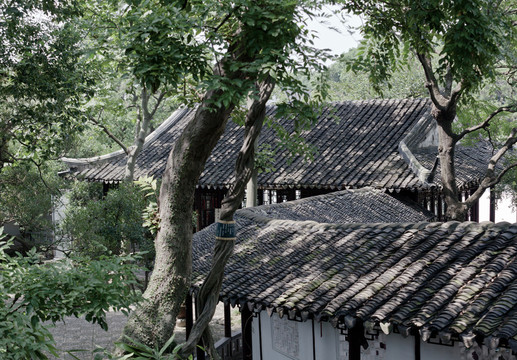 蘇州園林廊景