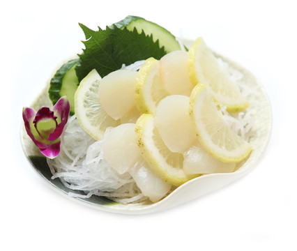 生魚片檸檬拼盤