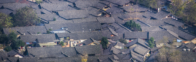 古城 閬中全景圖