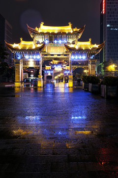 金馬碧雞坊夜景