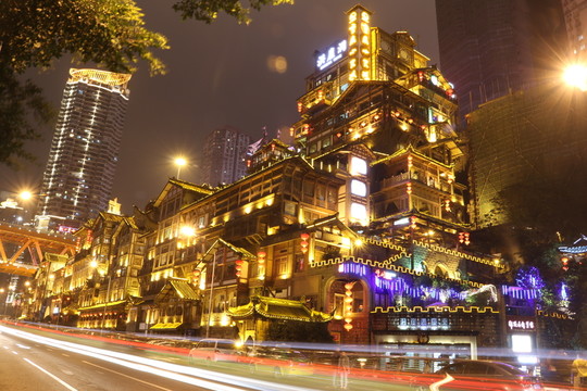 重慶市洪崖洞夜景
