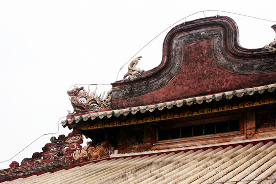 屋脊 古建筑物