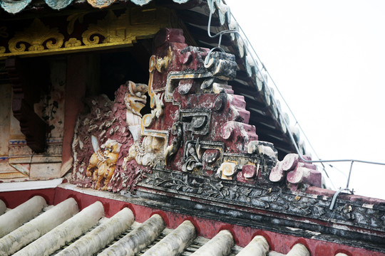 屋脊 古建筑物
