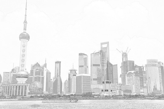 上海素描