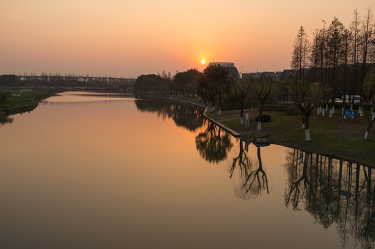 夕陽西下